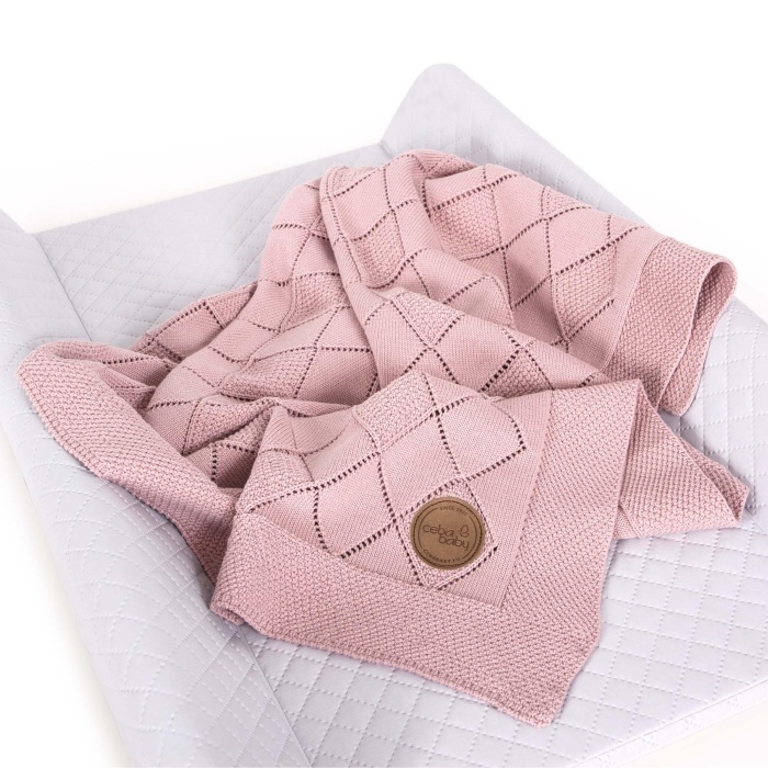 Ceba baby pletená deka Rýžový vzor